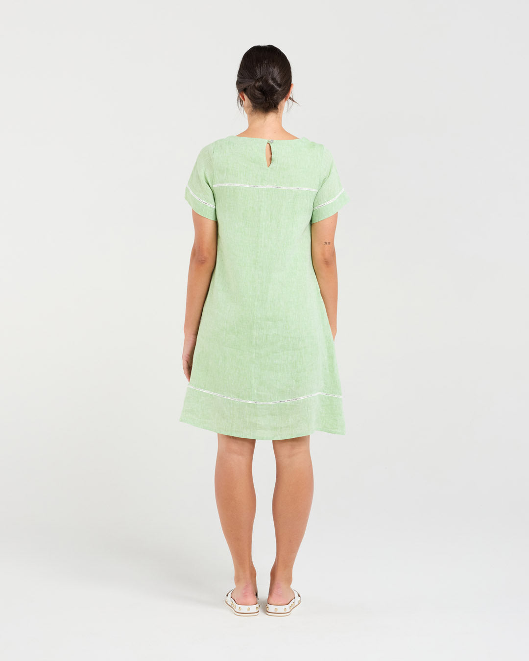 Martine Ladder Trim Dress
