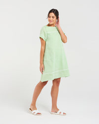 Martine Ladder Trim Dress
