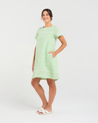 Martine Ladder Trim Dress