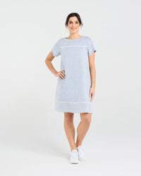 Martine Ladder Trim Dress
