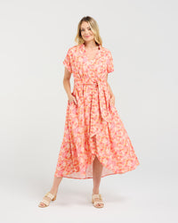 Bertrice Petal Front Hem Dress