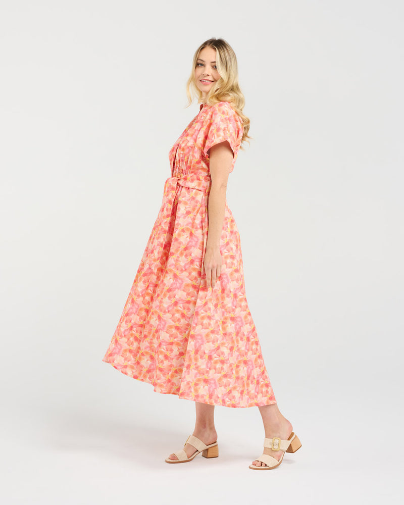 Bertrice Petal Front Hem Dress