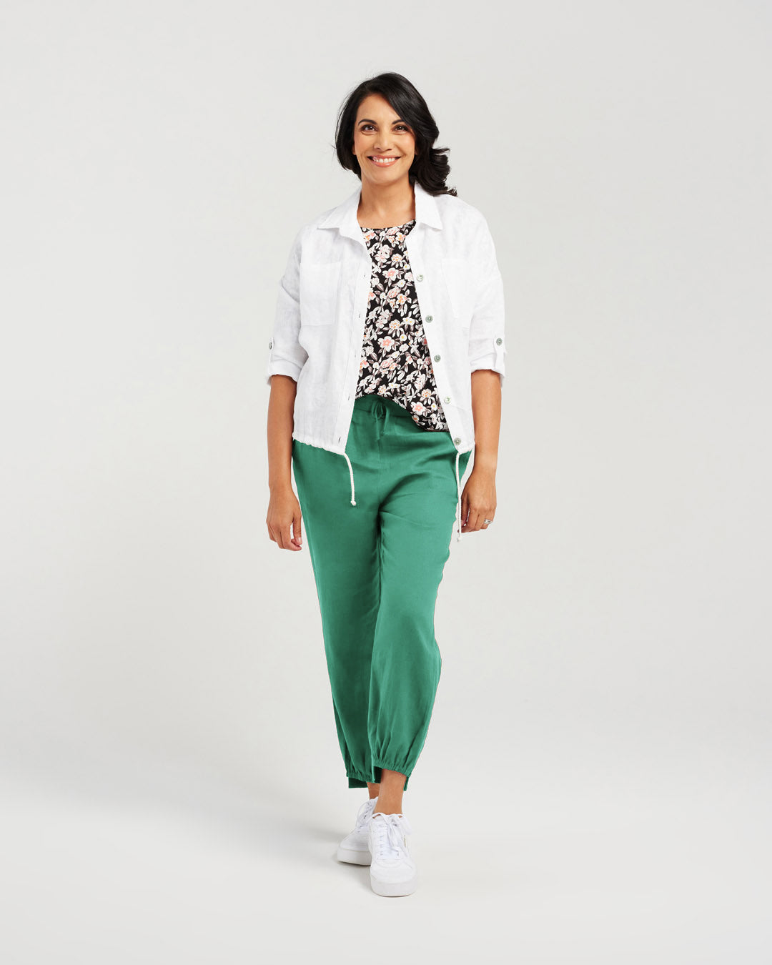 Elastic Waist Detailed Hem Pant