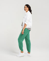 Elastic Waist Detailed Hem Pant