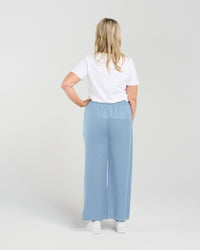 Straight Leg Linen Pant