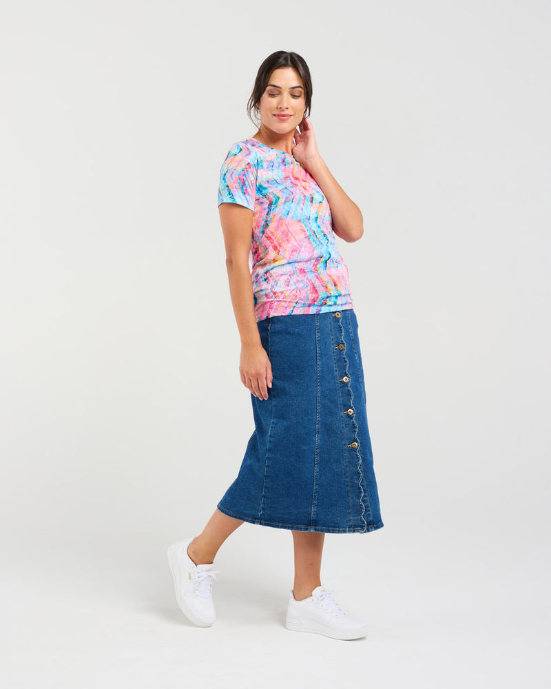 Chevron Pink Tee