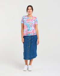 Chevron Pink Tee