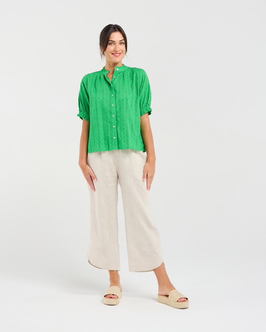 Clementine Broderie Blouse