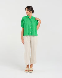 Clementine Broderie Blouse