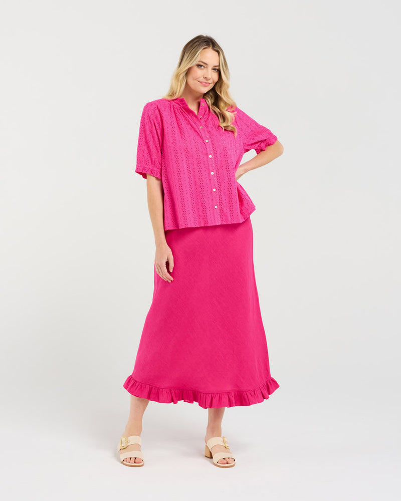 Clementine Broderie Blouse