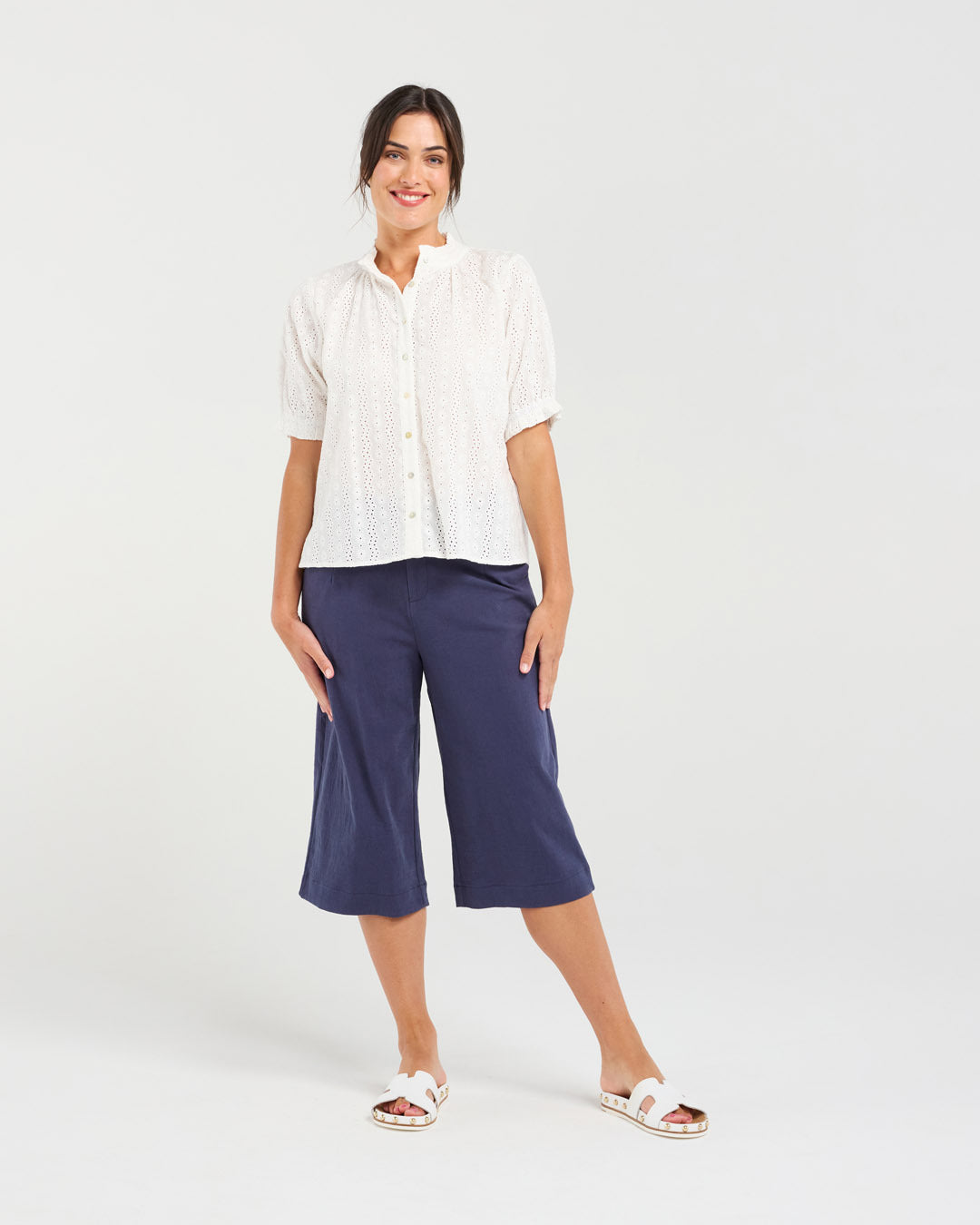 Clementine Broderie Blouse