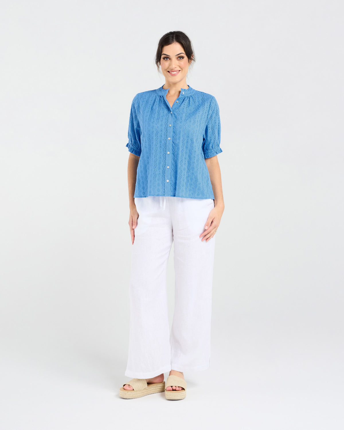 Clementine Broderie Blouse