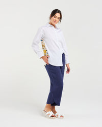 Nina Print Back Shirt