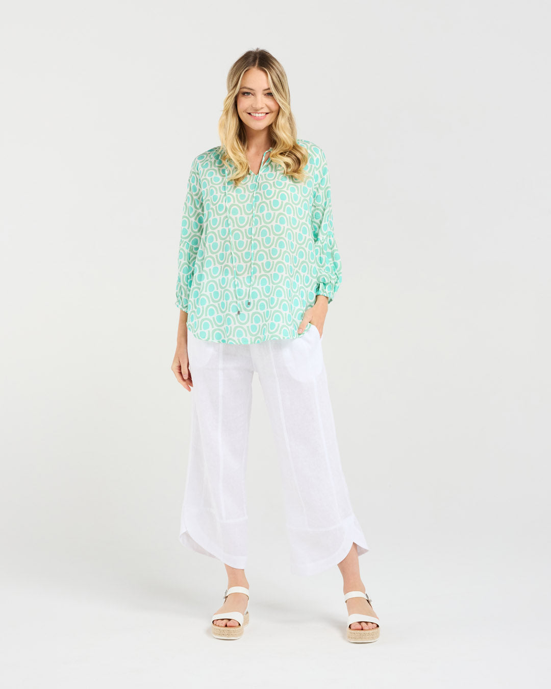 Colette Gathered Sleeve Top