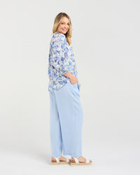 Celine Gathered Sleeve Top