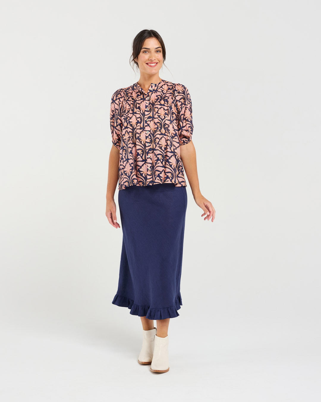 Bridget Pintuck Front Shirt