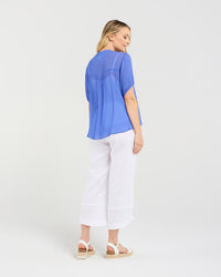 Hilarie Gathered Front Top