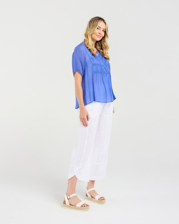 Hilarie Gathered Front Top