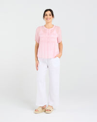 Hilarie Gathered Front Top
