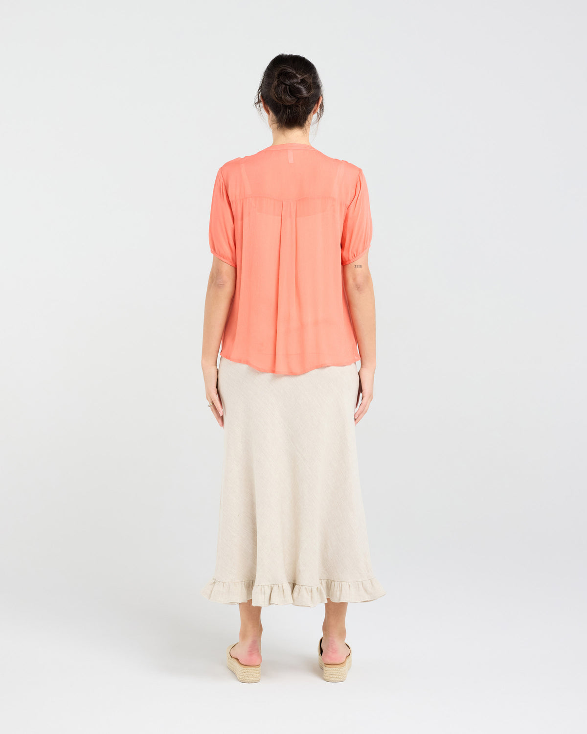 Hilarie Gathered Front Top