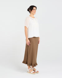 Hilarie Gathered Front Top