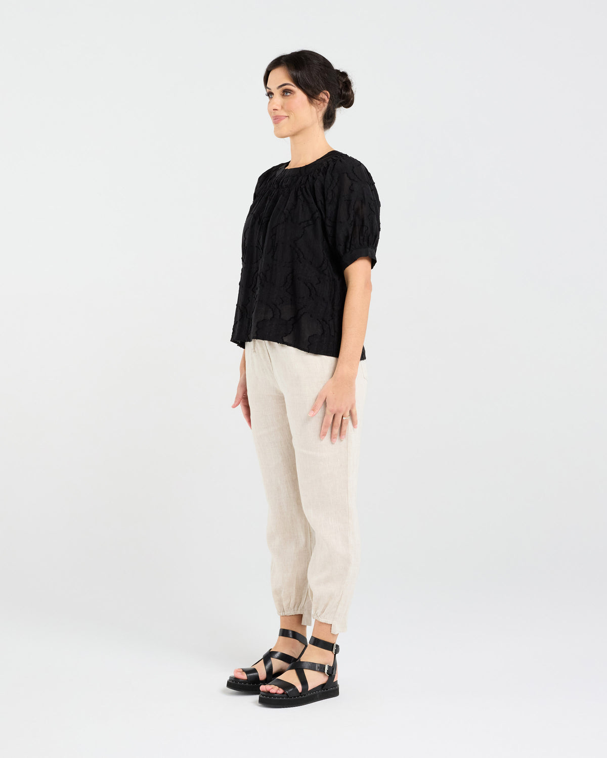 Lisette Gathered Yoke Top