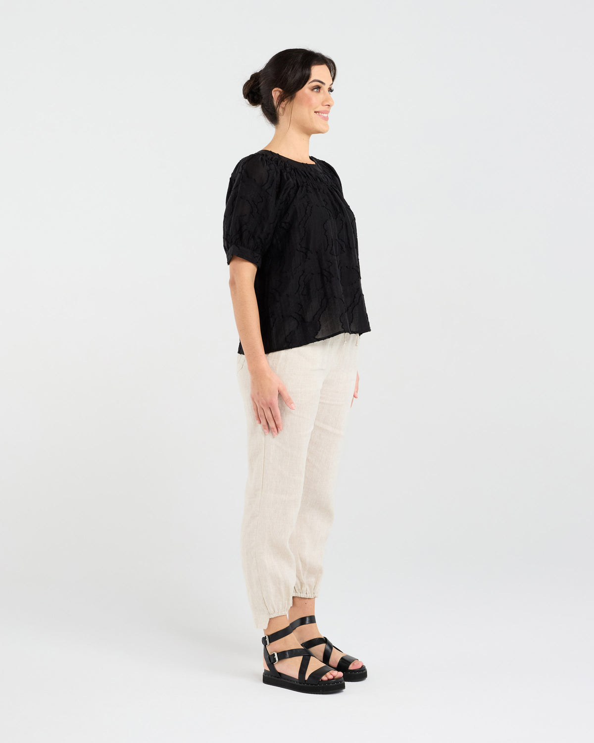 Lisette Gathered Yoke Top