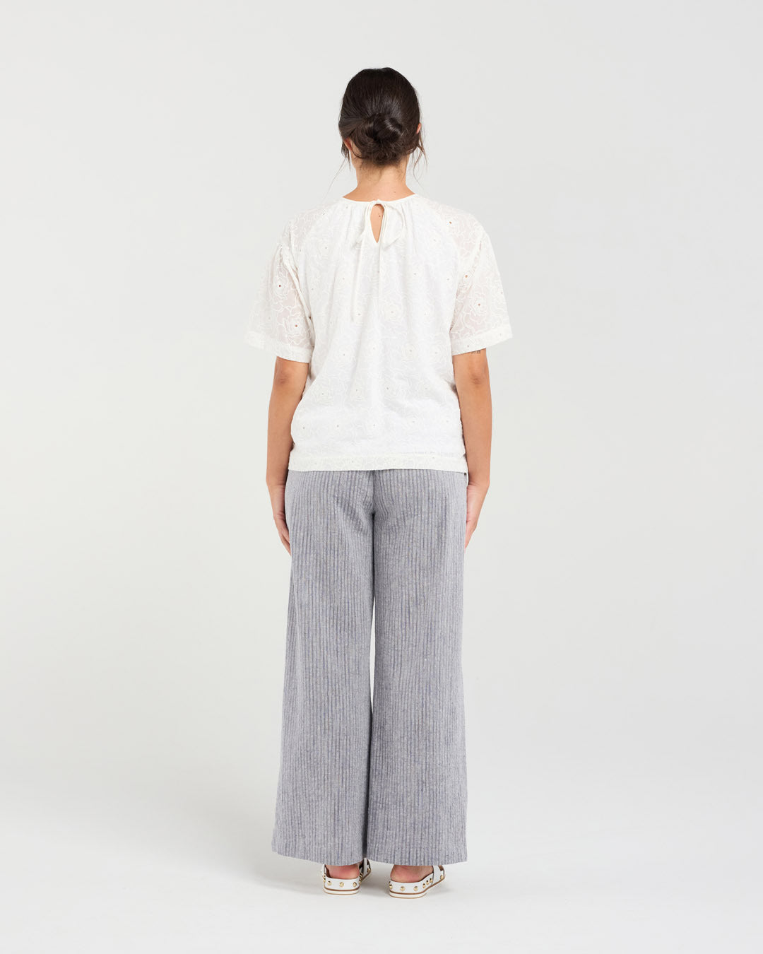 Sonia Gathered Short Sleeve Top