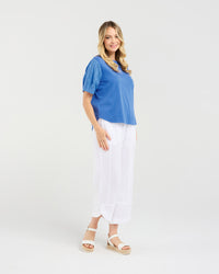 Ariane Broderie Sleeve Tee