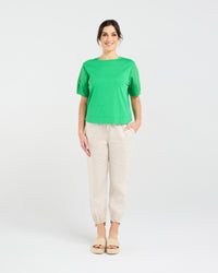 Ariane Broderie Sleeve Tee