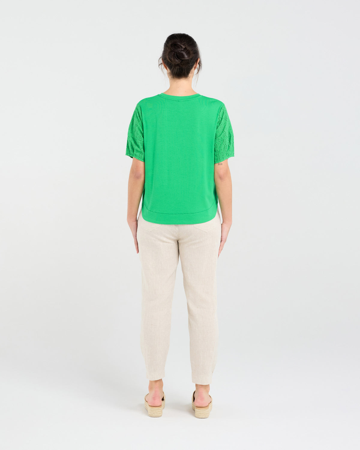 Ariane Broderie Sleeve Tee