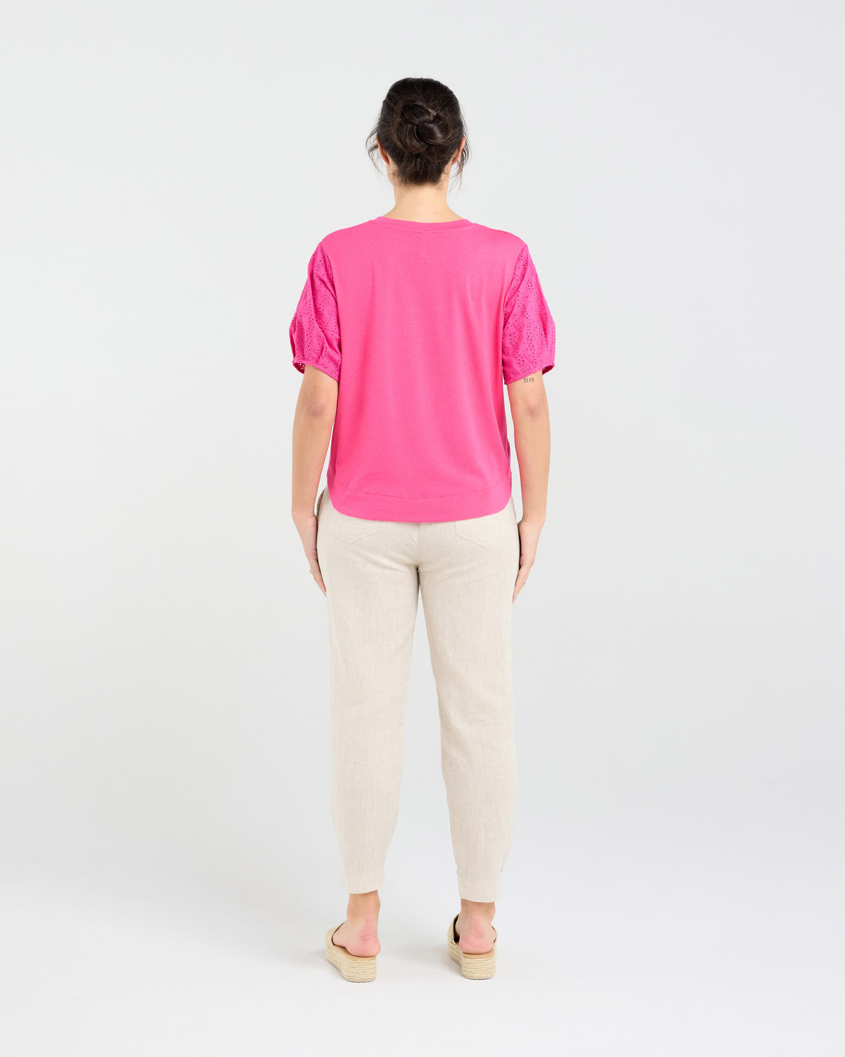 Ariane Broderie Sleeve Tee
