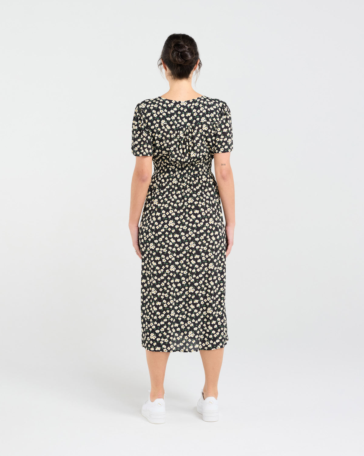 Gigi V-neck Button Front Dress