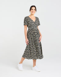 Gigi V-neck Button Front Dress