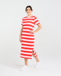 Emily Striped T-shirt Dress