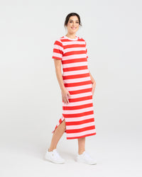 Emily Striped T-shirt Dress