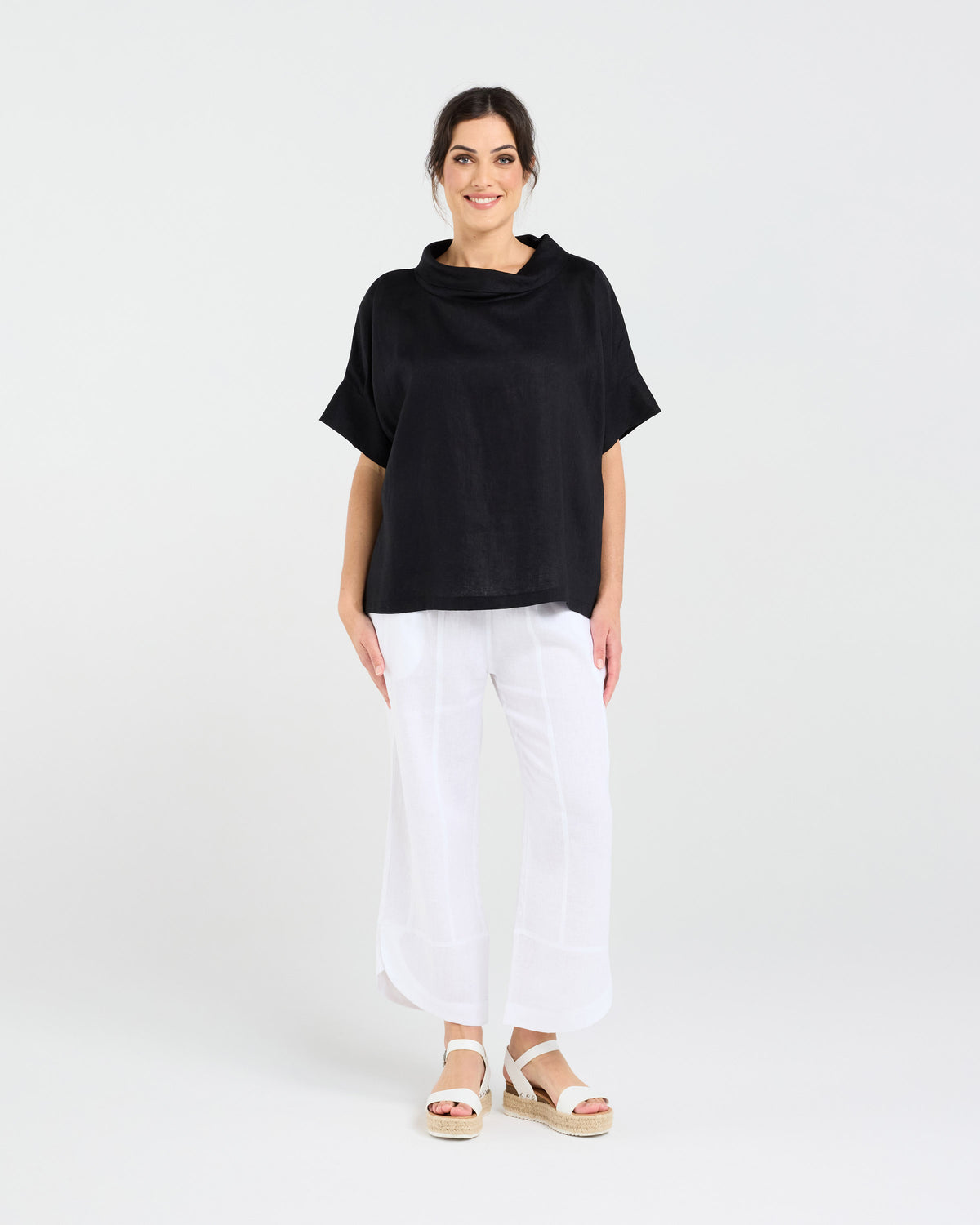 Claire Soft Roll Neck Top