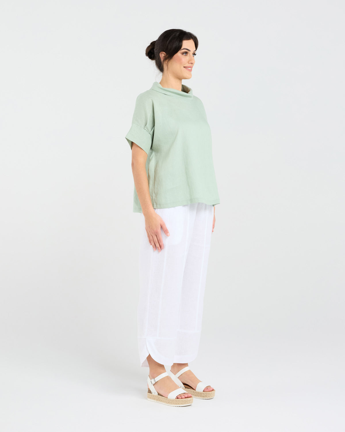 Claire Soft Roll Neck Top