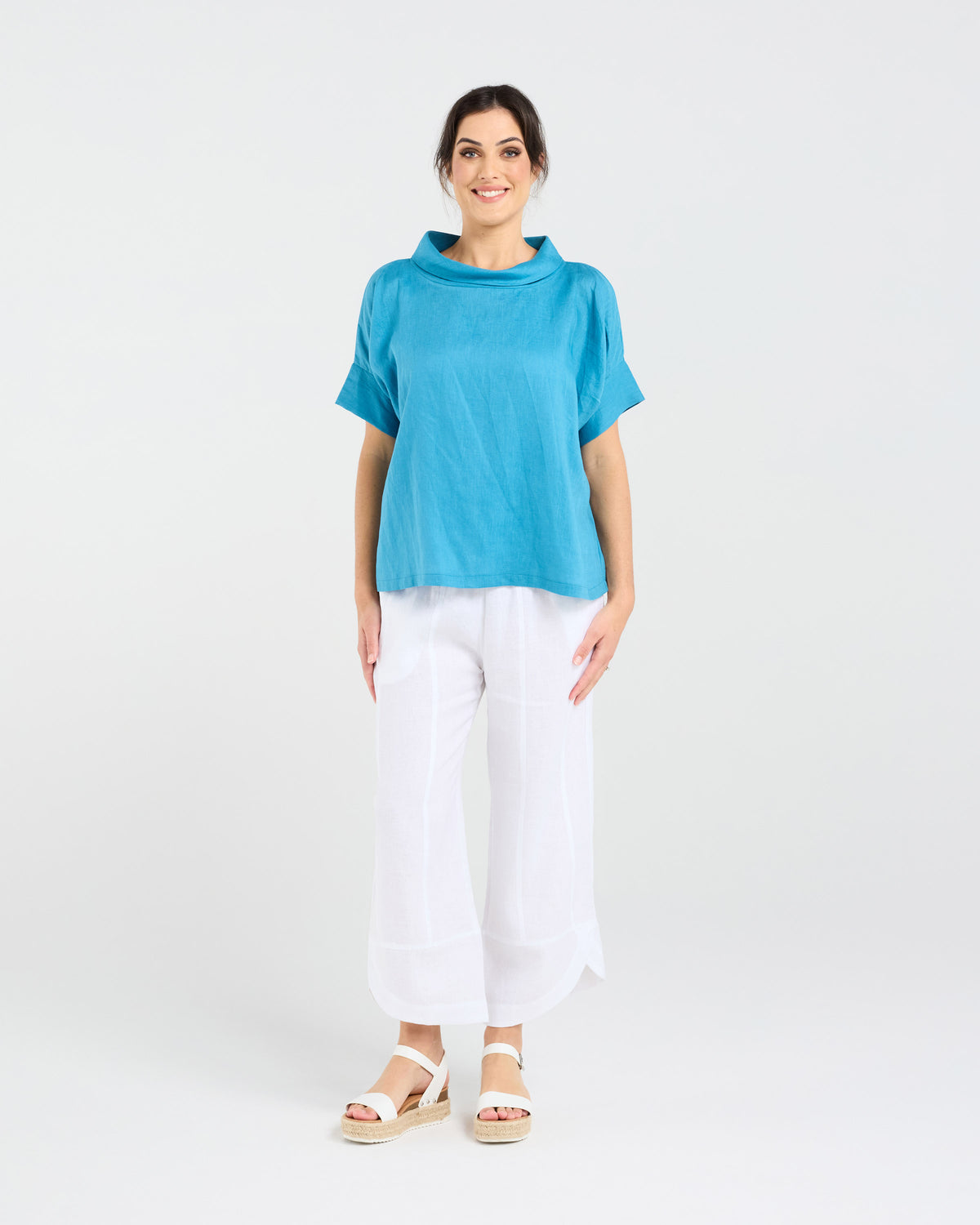 Claire Soft Roll Neck Top