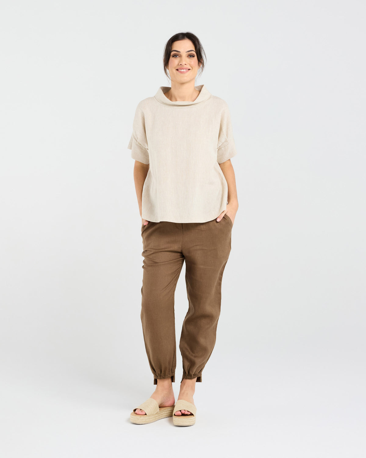 Claire Soft Roll Neck Top