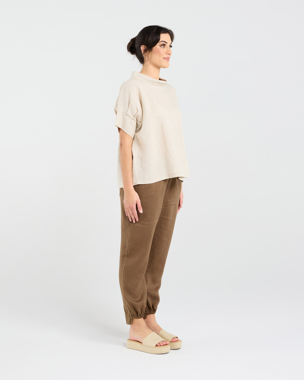 Claire Soft Roll Neck Top
