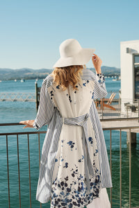 Margot Print Back Shirt Dress
