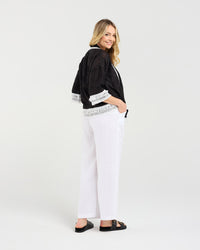 Nanette Fringe Trim Cover-up
