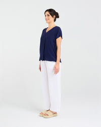 Leonne V-neck Shell Top