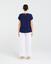 Leonne V-neck Shell Top