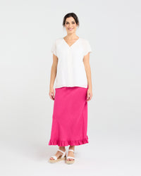 Leonne V-neck Shell Top