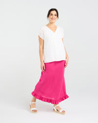 Leonne V-neck Shell Top