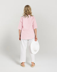 Ruffle V Neck Top