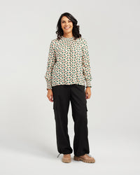 Soft Gathered Neck Top
