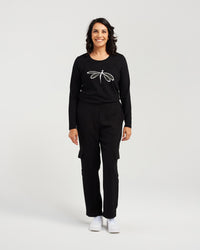 Elastic Waist Travel Pant